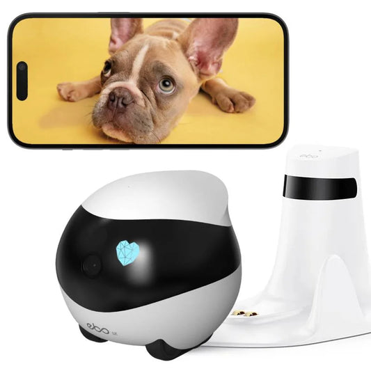 Robot cu cameră pentru animale de companie