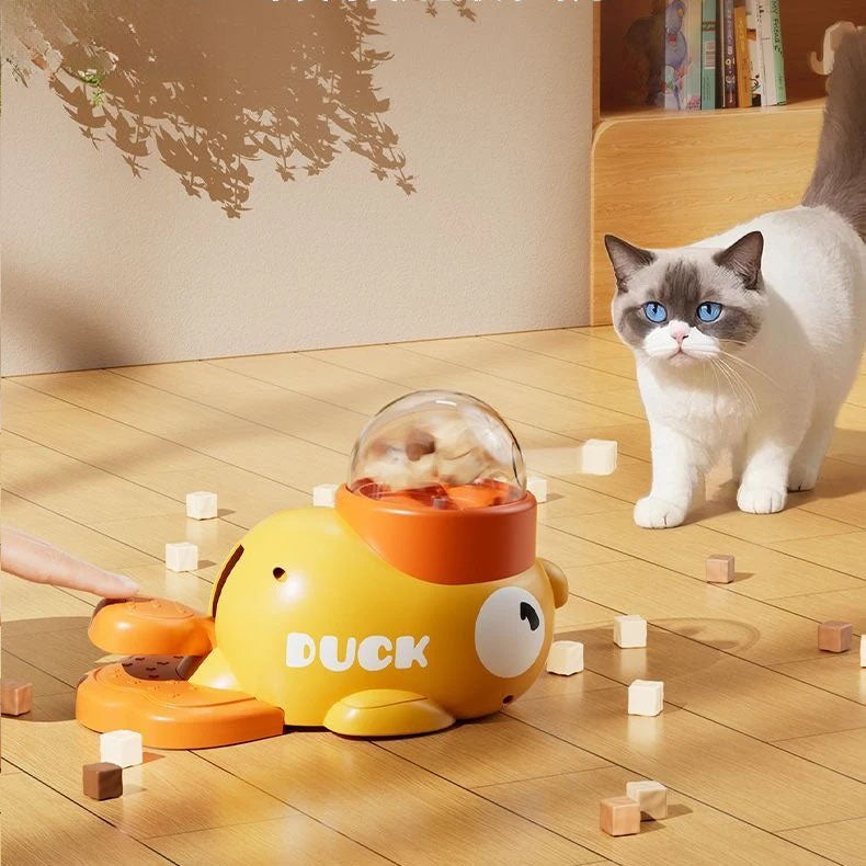 Hrănitor automat interactiv pentru animale de companie