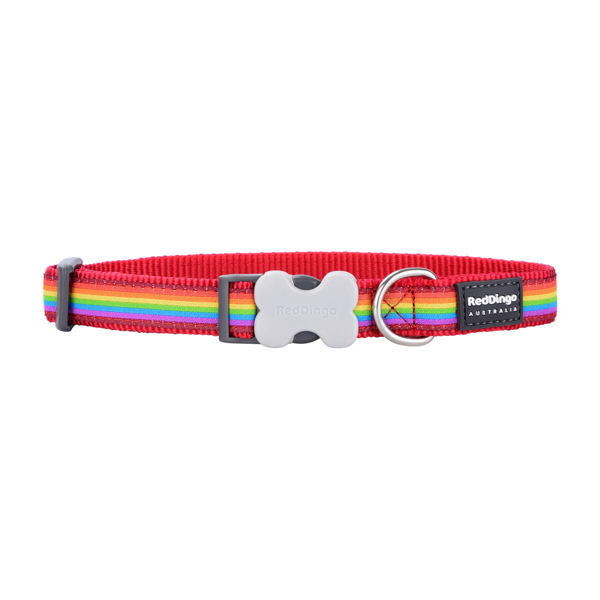 Dog collar Red Dingo STYLE RAINBOW 15 mm x 24-36 cm-3