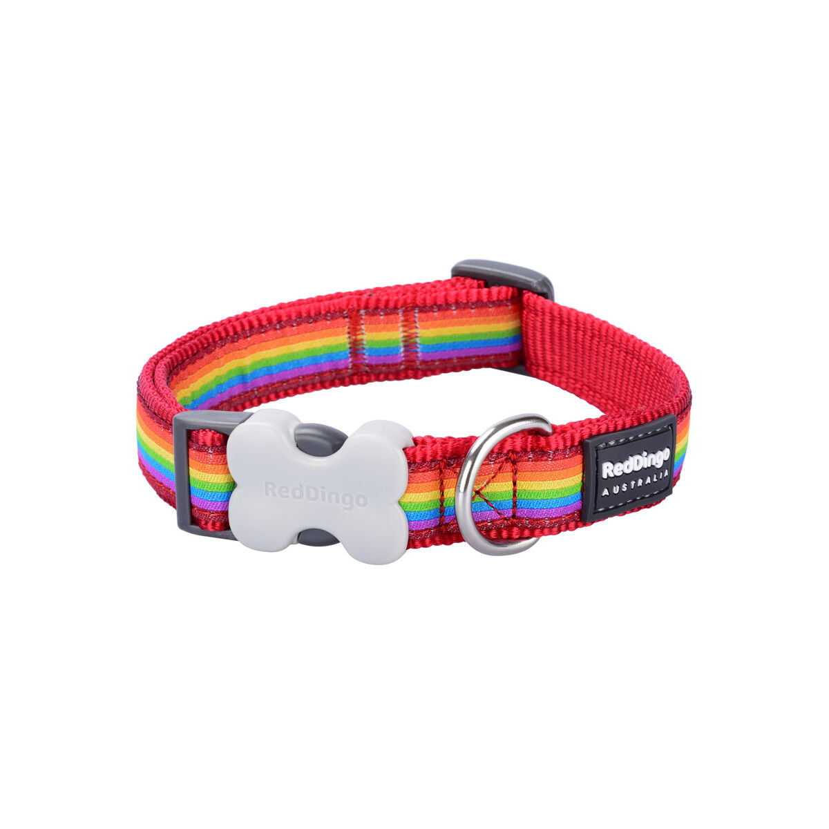 Dog collar Red Dingo STYLE RAINBOW 15 mm x 24-36 cm-2