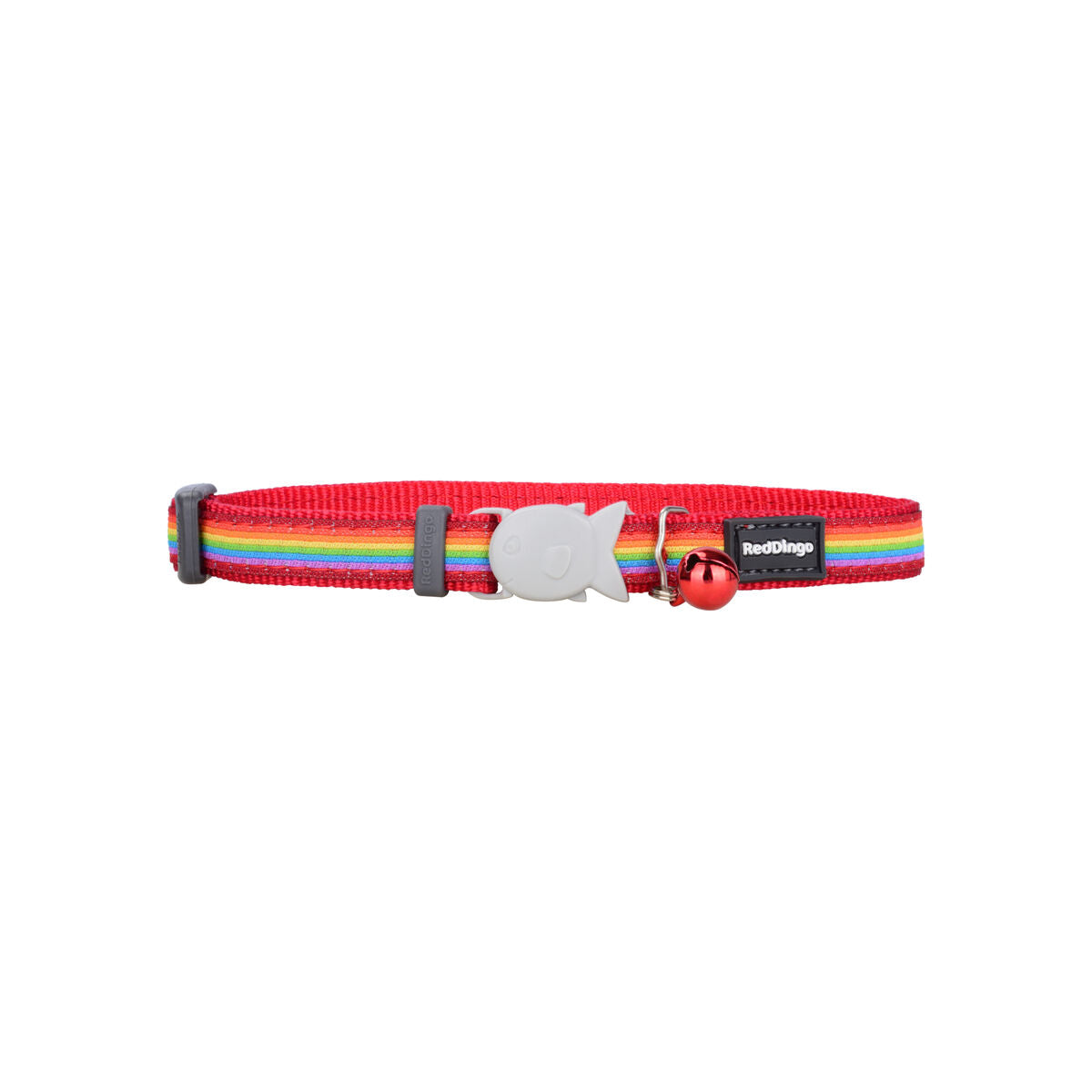 Dog collar Red Dingo STYLE RAINBOW 15 mm x 24-36 cm-1