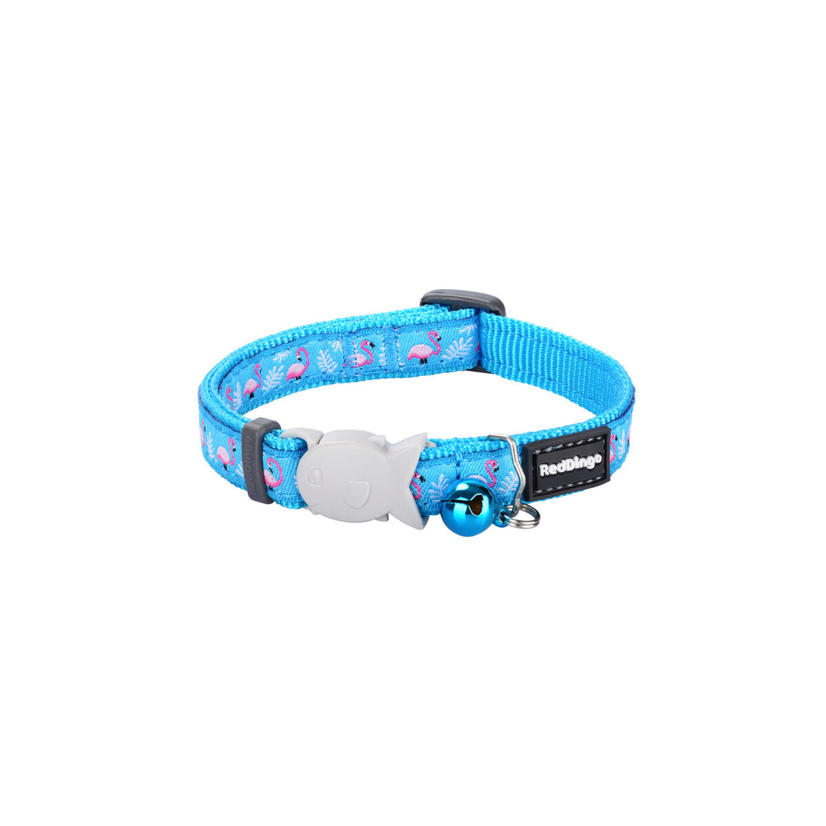Dog collar Red Dingo STYLE FLAMINGO Turquoise-2