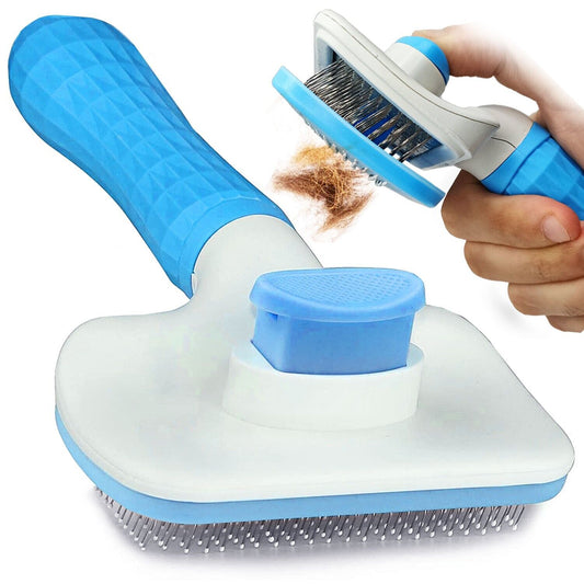 Self-Cleaning Pet Hair Groomer for Dogs and Cats-0